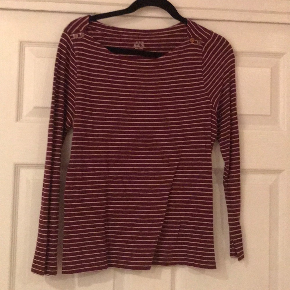 jcrew striped painter tee